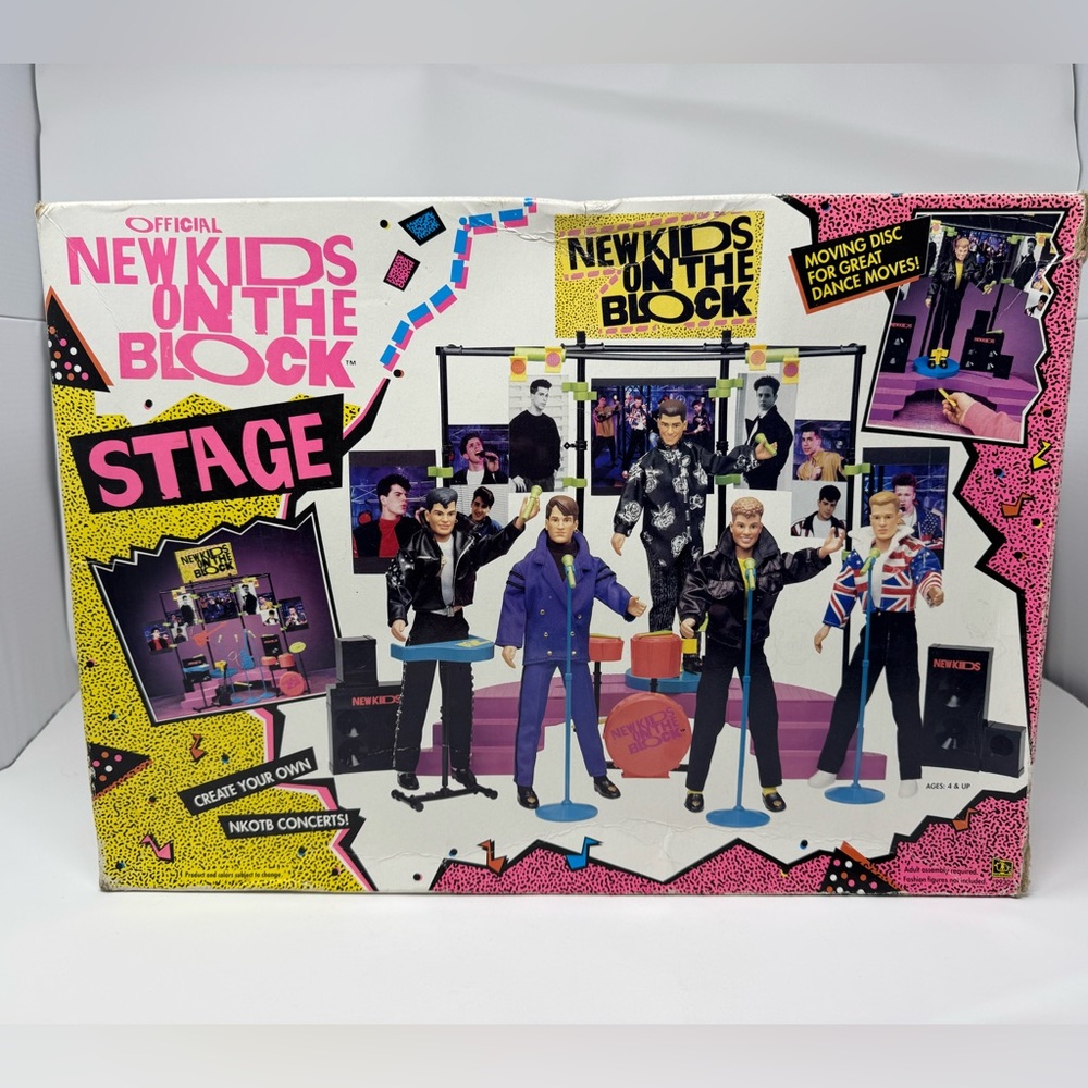Vintage Official New Kids on The Block Stage: Create Your Own NKOTB Concert, 90s